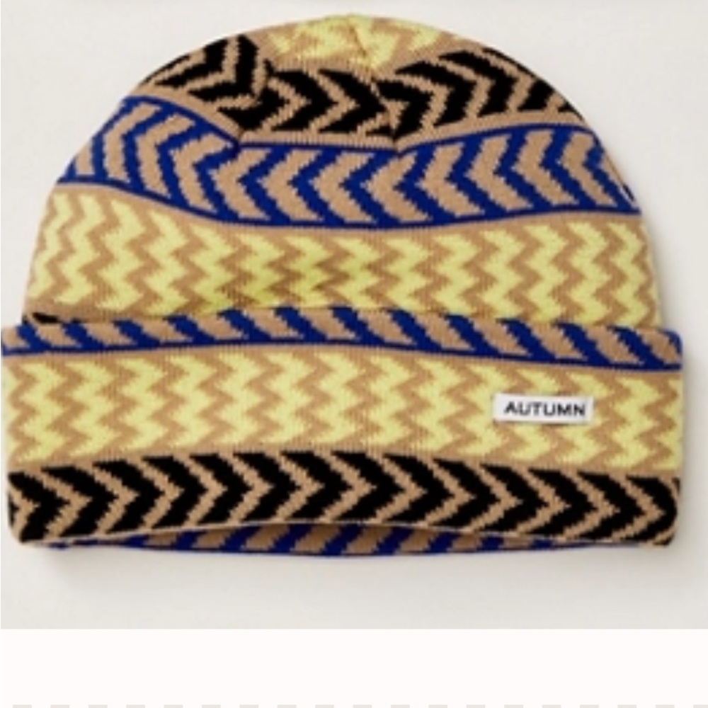 NWT Free People Movement x Autumn Chevron Select Fit Beanie